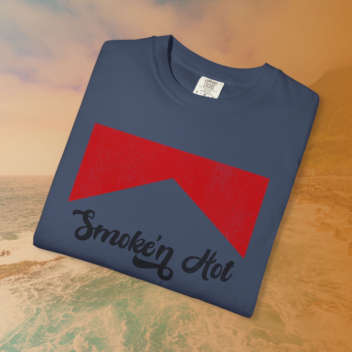 "Smokin' Hot" T-Shirt | Retro Pop Culture Parody Graphic Tee | Vintage Tobacco Ad Aesthetic