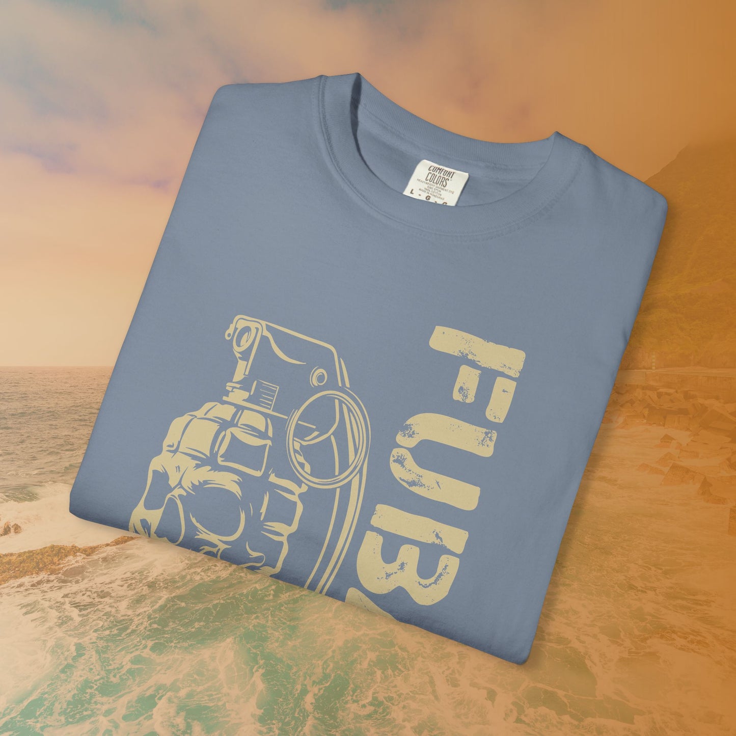 FUBAR Skull Grenade T-Shirt | Military Slang Veteran Gift | Grunge Dark Aesthetic Apparel