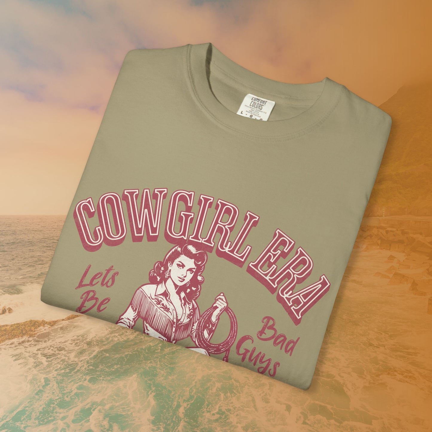 Cowgirl Era Pinup T-Shirt | Rockabilly Rodeo Cowgirl Gift