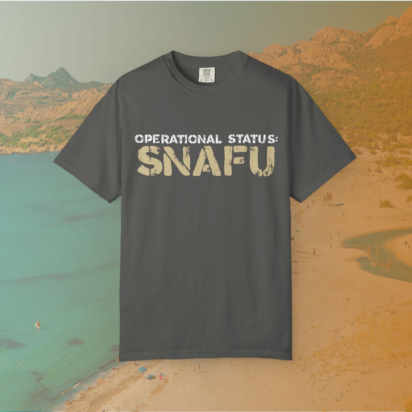 Operational Status: SNAFU T-Shirt | Sarcastic Humor Shirt for Veterans