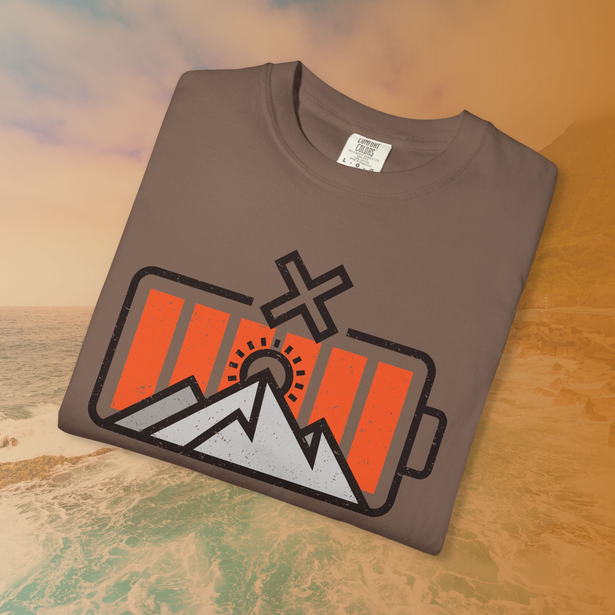 Off The Grid Retro Battery T-Shirt