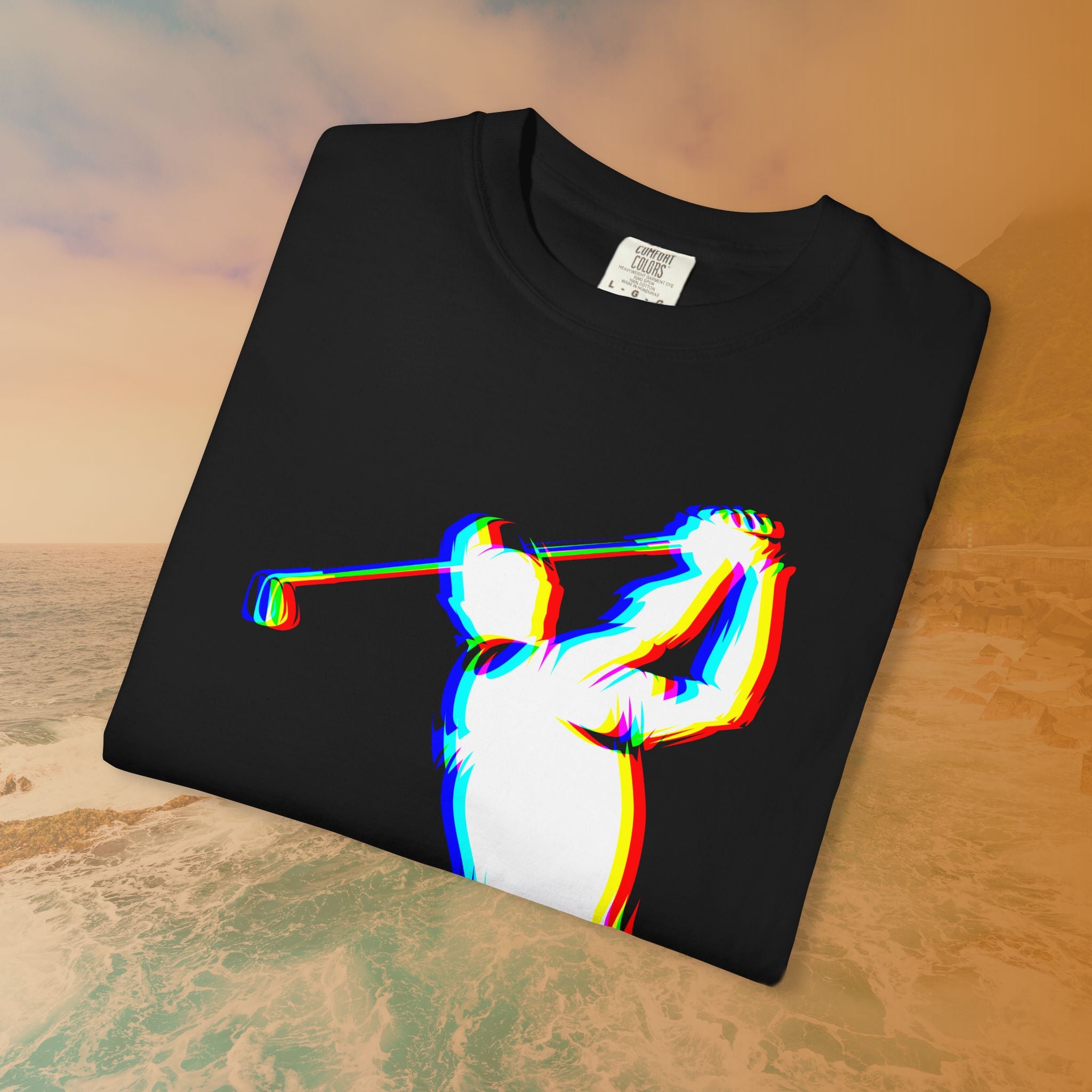 EDM Glitch Golf T-Shirt