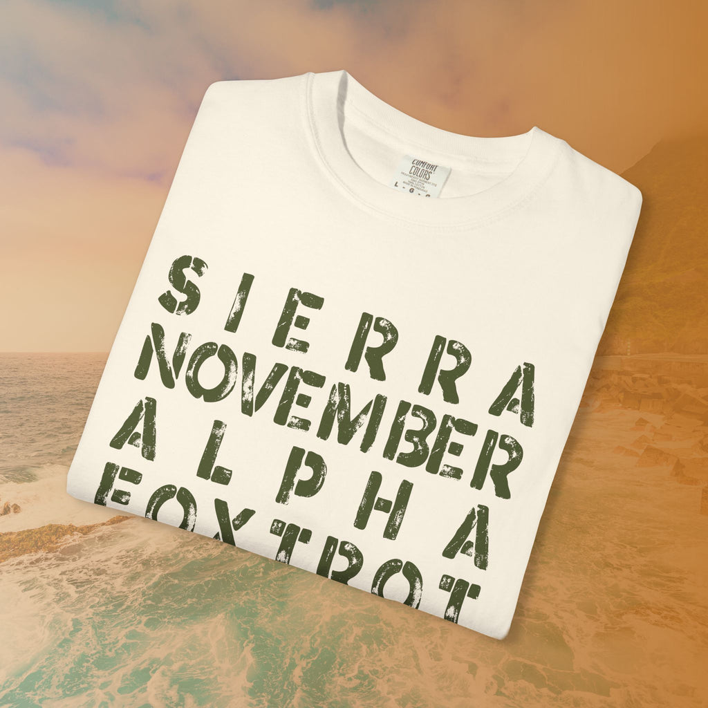 SNAFU Phonetic NATO Alphabet T-Shirt