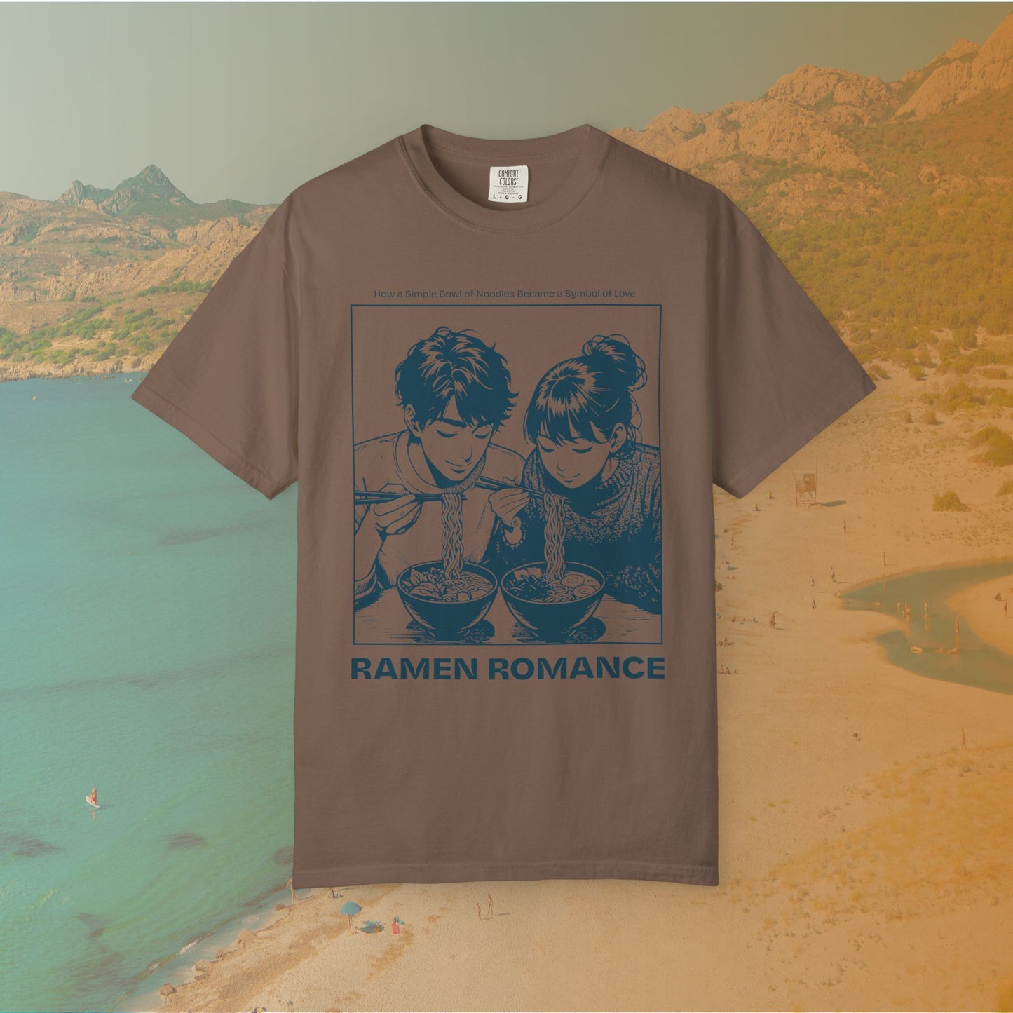 Ramen Romance T-Shirt | Anime Manga Couple Noodle Foodie