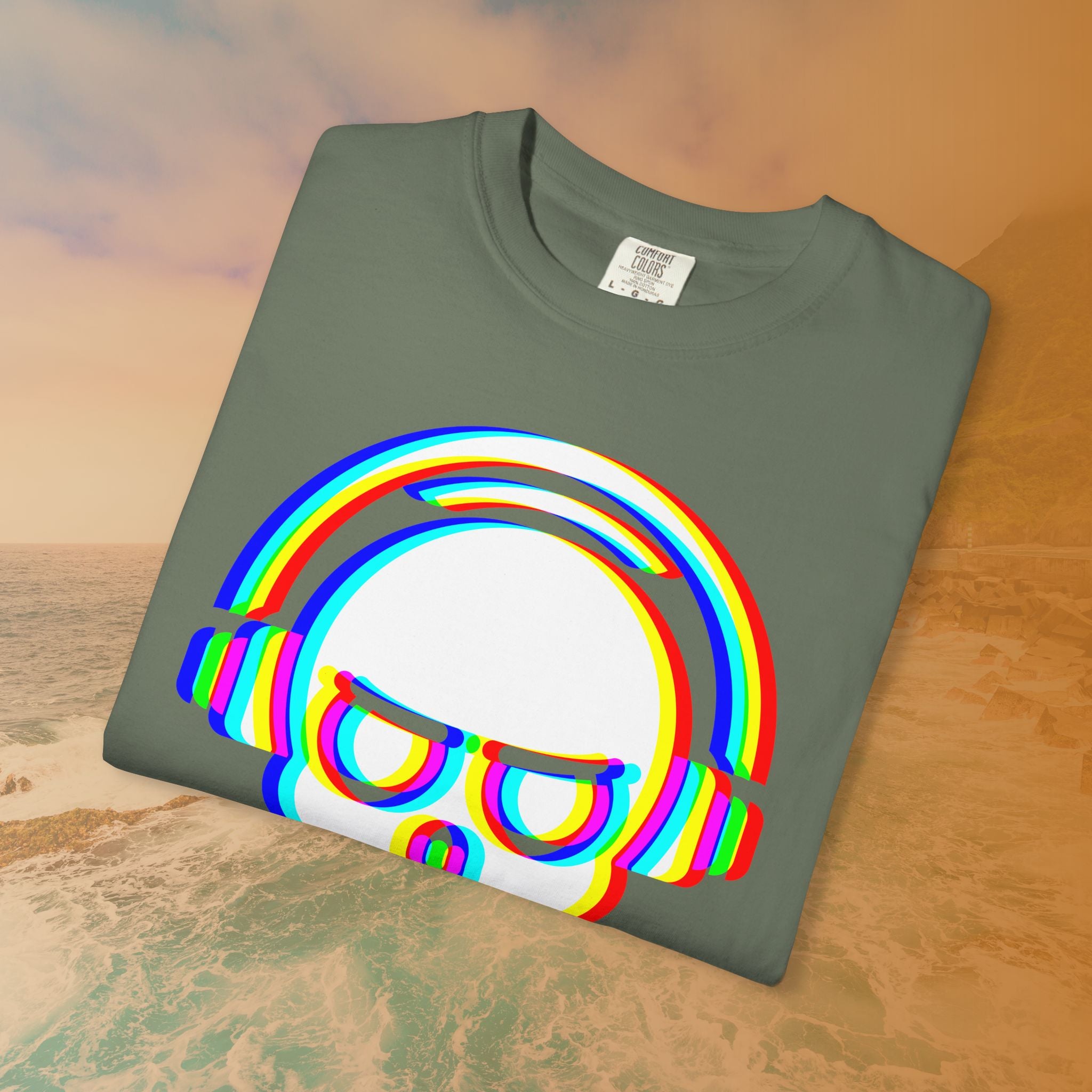 Rave DJ Skull T-Shirt