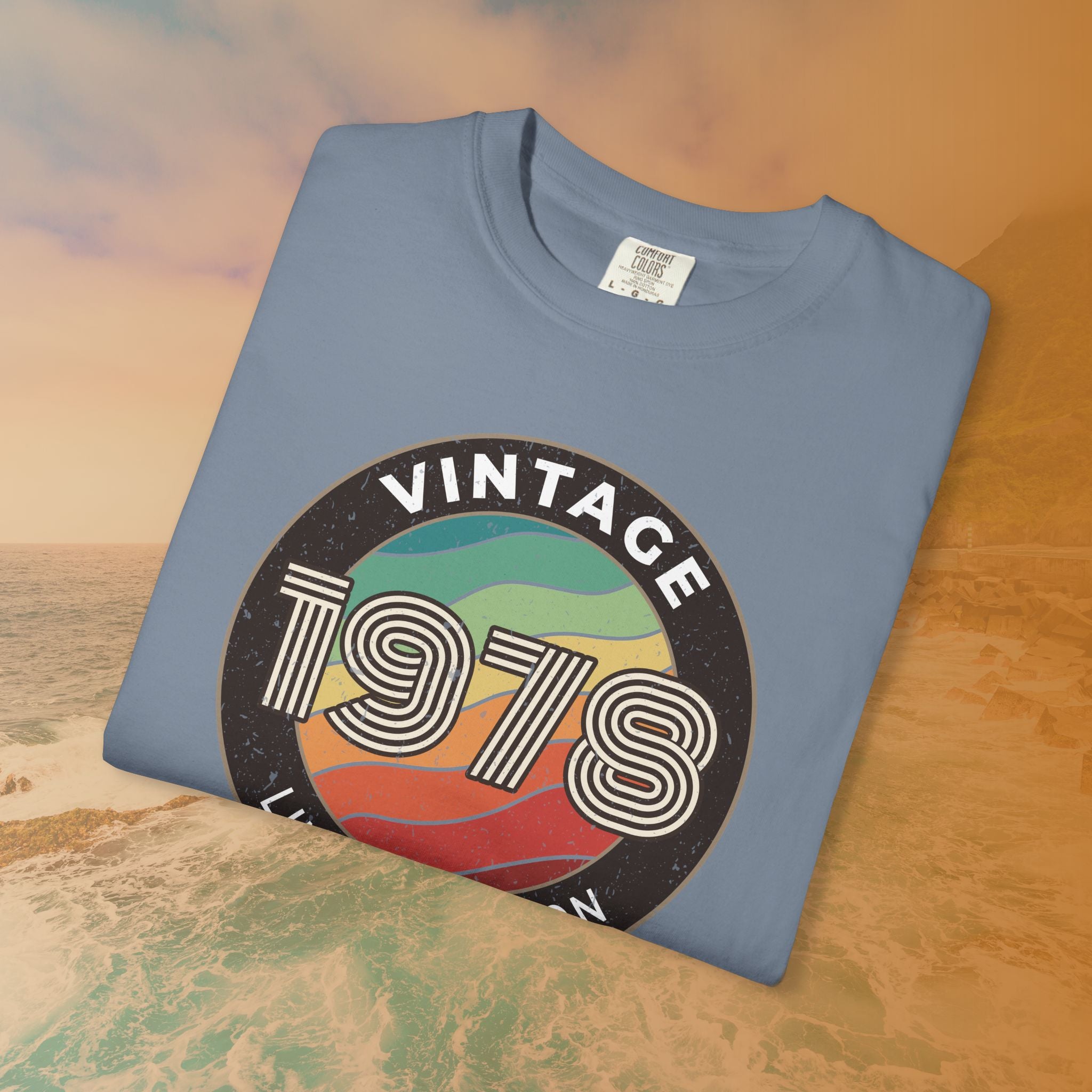 Vintage 1978 Limited Edition T-Shirt | Retro 1978 Birthday Gift for Men & Women
