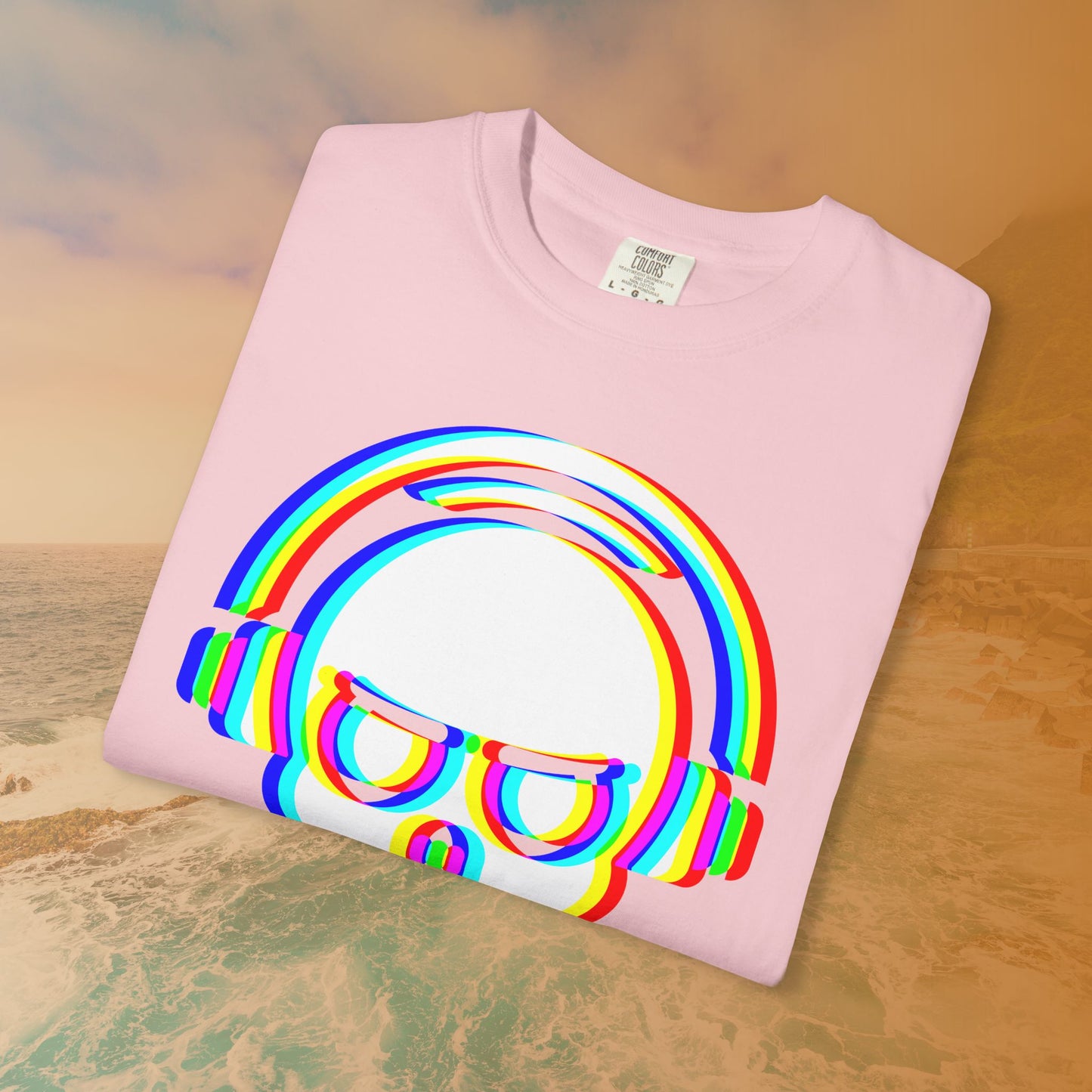 Rave DJ Skull T-Shirt | EDM Rave Cyberpunk Tee