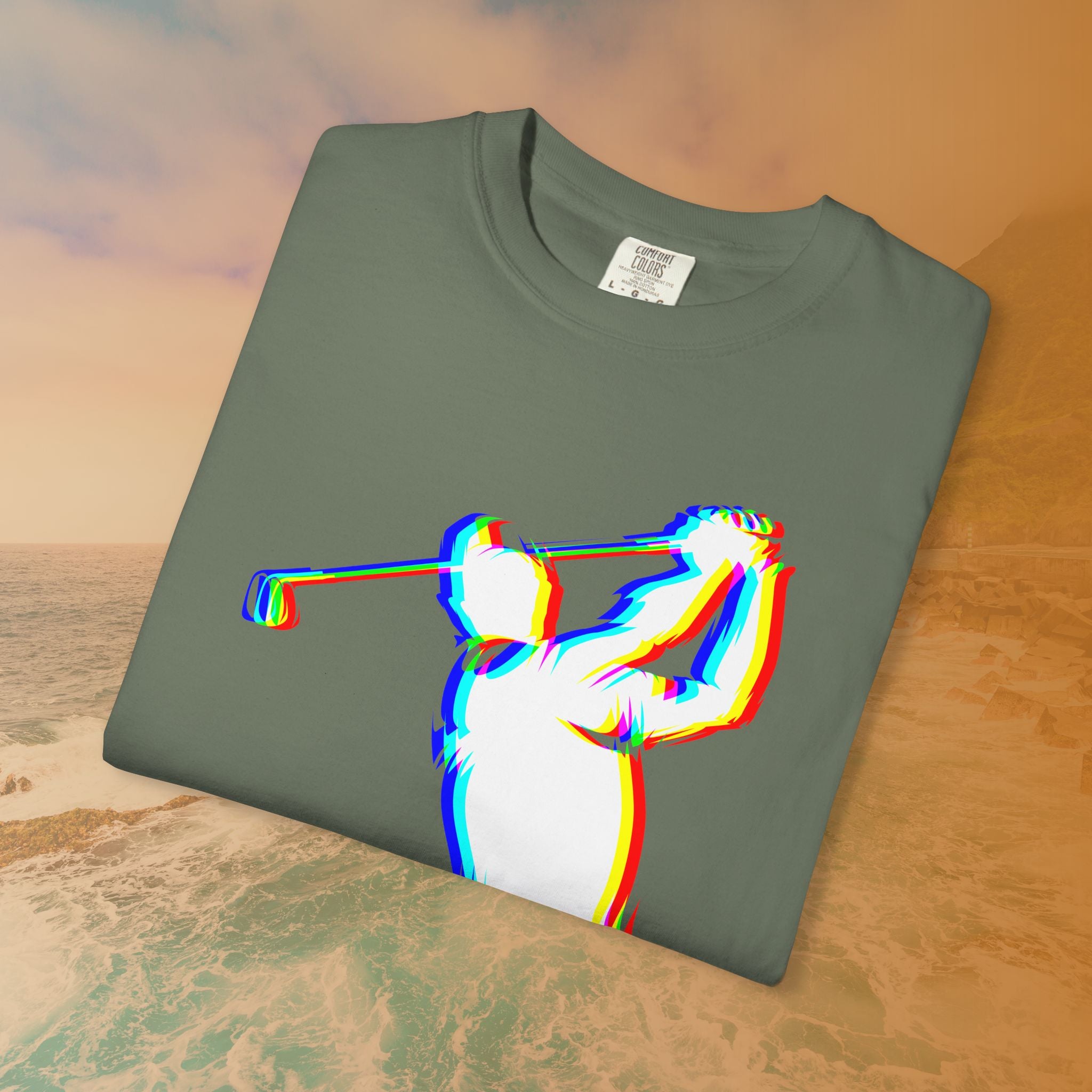 EDM Glitch Golf T-Shirt