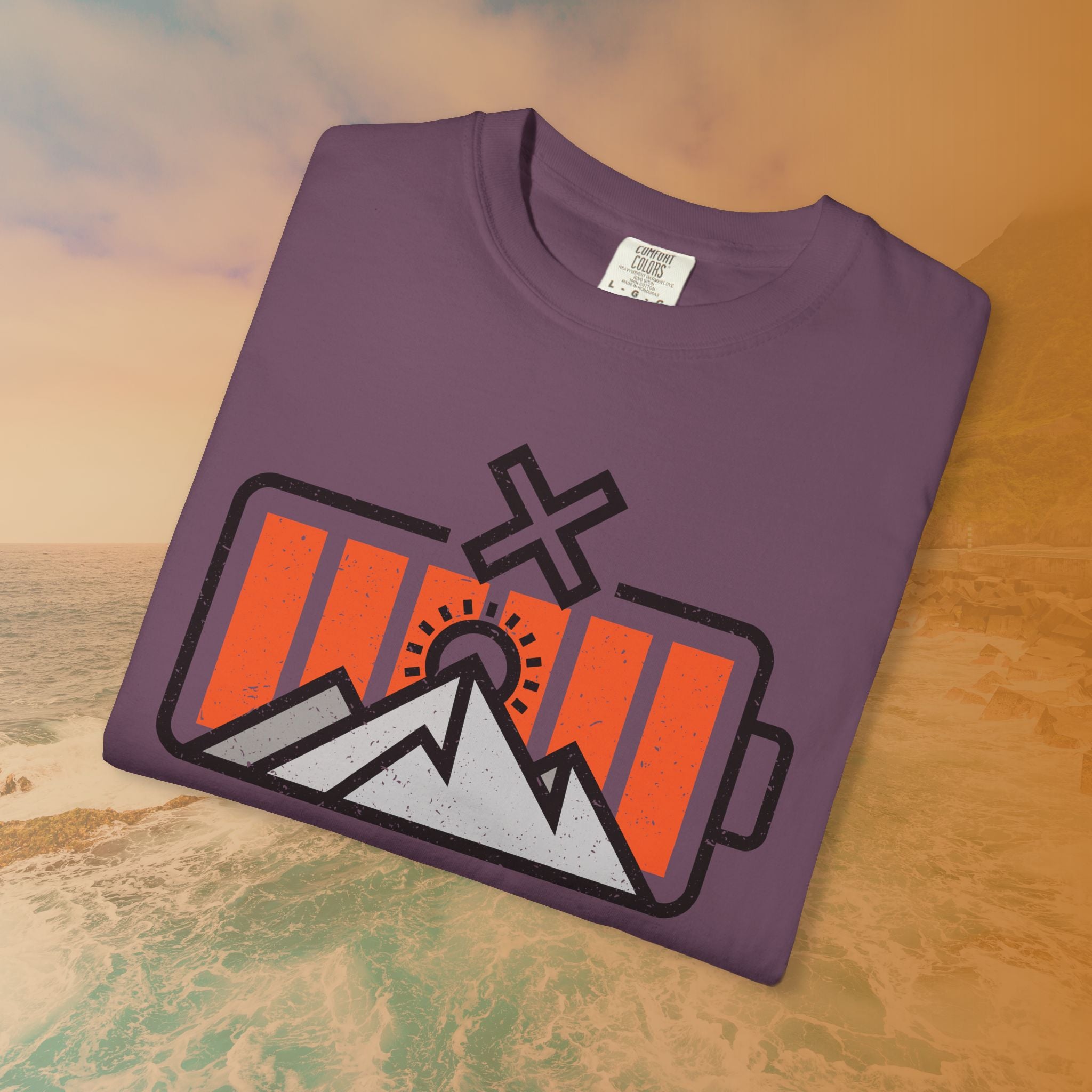 Off The Grid Retro Battery T-Shirt