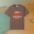 I USED TO BE APATHETIC BUT NOW I JUST DON'T CARE T-Shirt | Sarcastic Funny Quote Tee | Emo/Alt Graphic