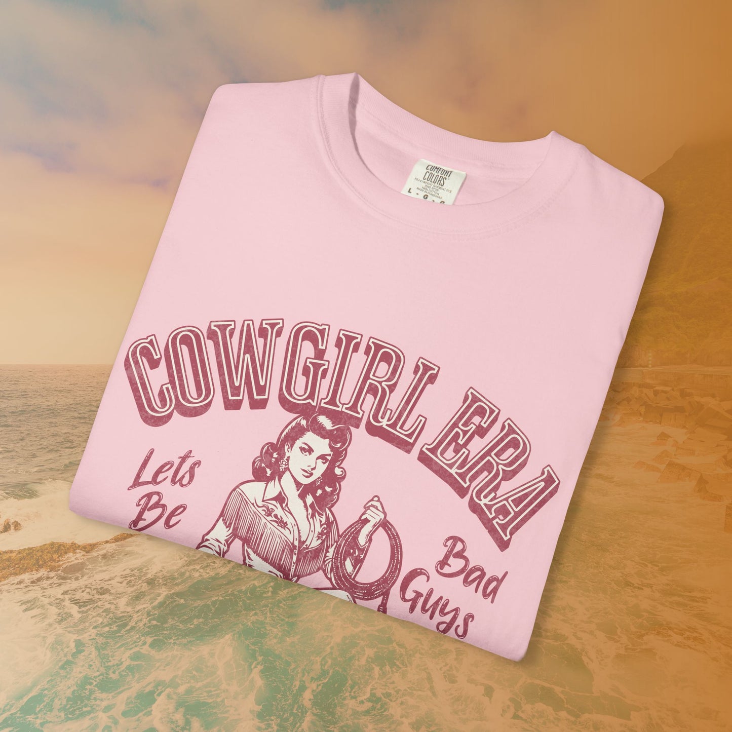 Cowgirl Era Pinup T-Shirt | Rockabilly Rodeo Cowgirl Gift