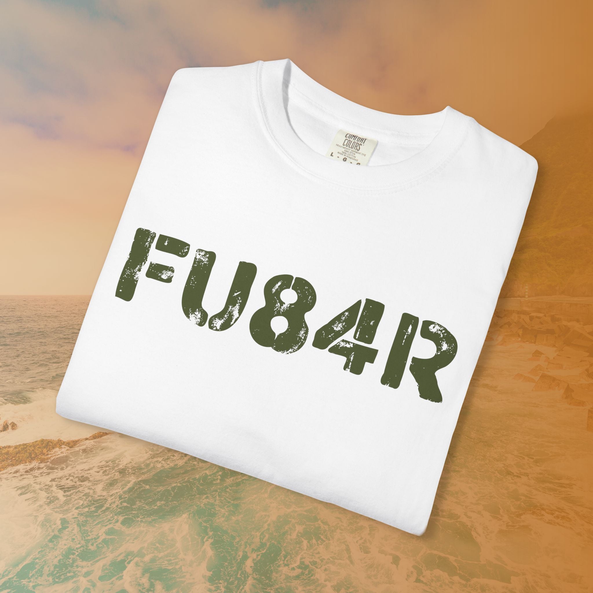 FUBAR (FU84R) T-Shirt | ADHD Humor Disorganized Life Slogan Tee | Military Slang Distressed Graphic