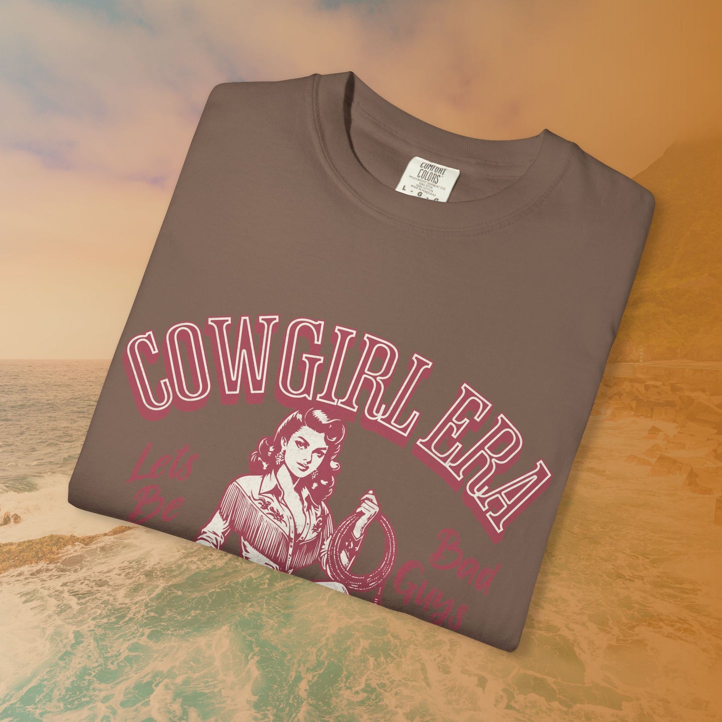 Cowgirl Era Pinup T-Shirt | Rockabilly Rodeo Cowgirl Gift