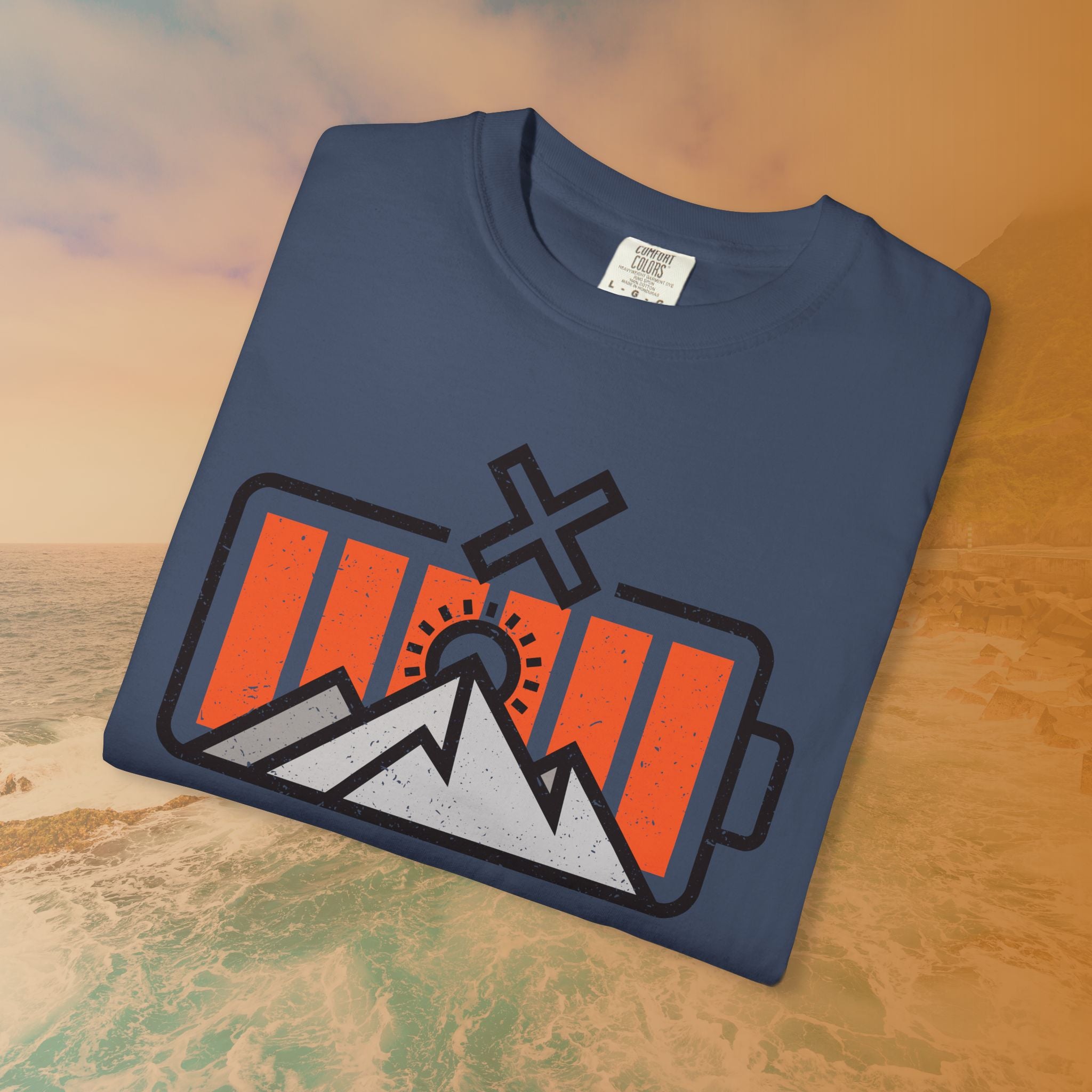 Off The Grid Retro Battery T-Shirt