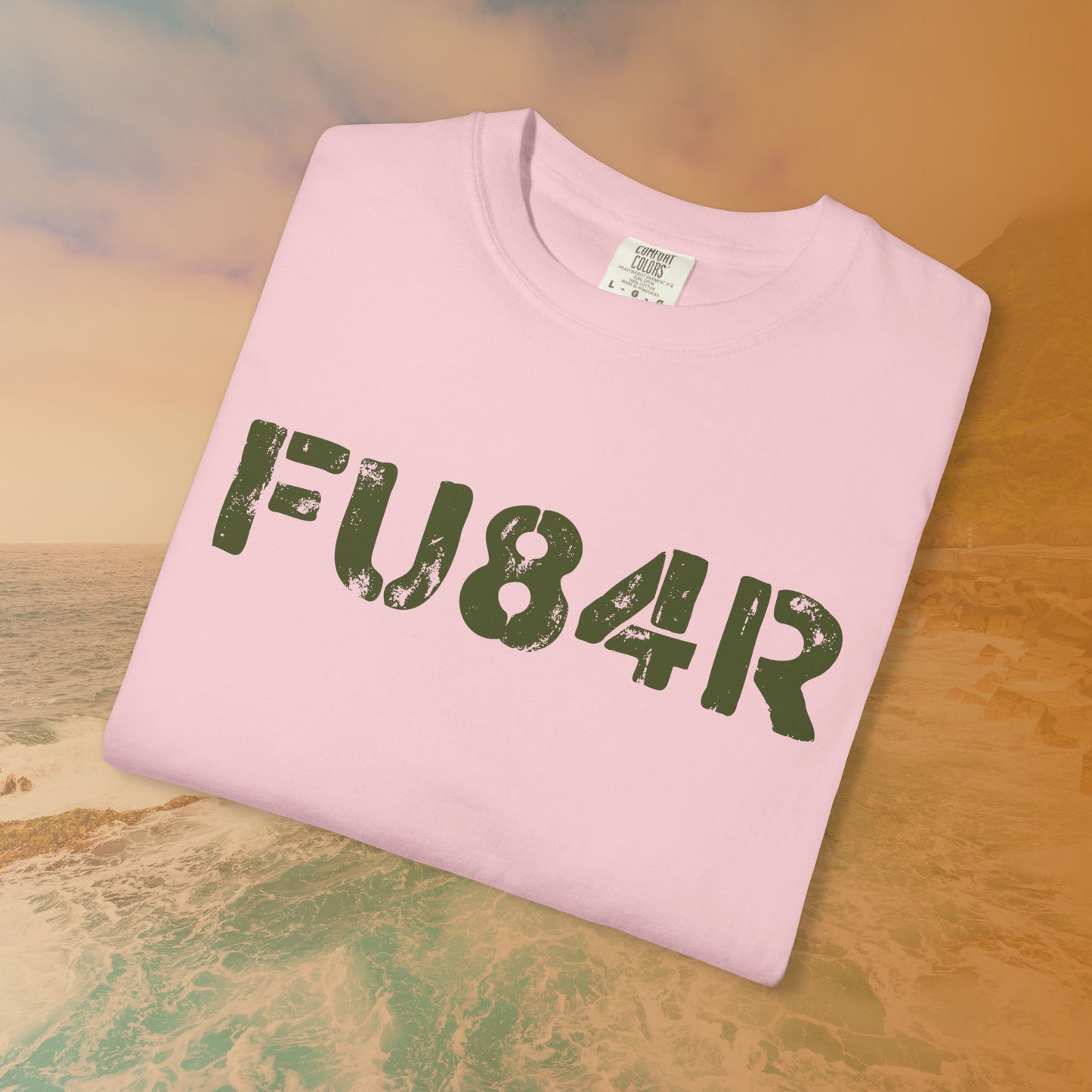FUBAR (FU84R) T-Shirt | ADHD Humor Disorganized Life Slogan Tee | Military Slang Distressed Graphic
