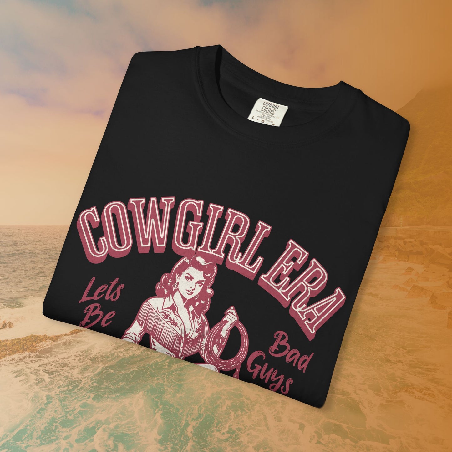 Cowgirl Era Pinup T-Shirt | Rockabilly Rodeo Cowgirl Gift