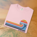 California Retro Wave Surf & Sun Graphic T-Shirt