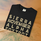 SNAFU Phonetic NATO Alphabet T-Shirt
