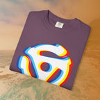 45 Vinyl Adapter Glitch T-Shirt | Retro DJ Music Tee