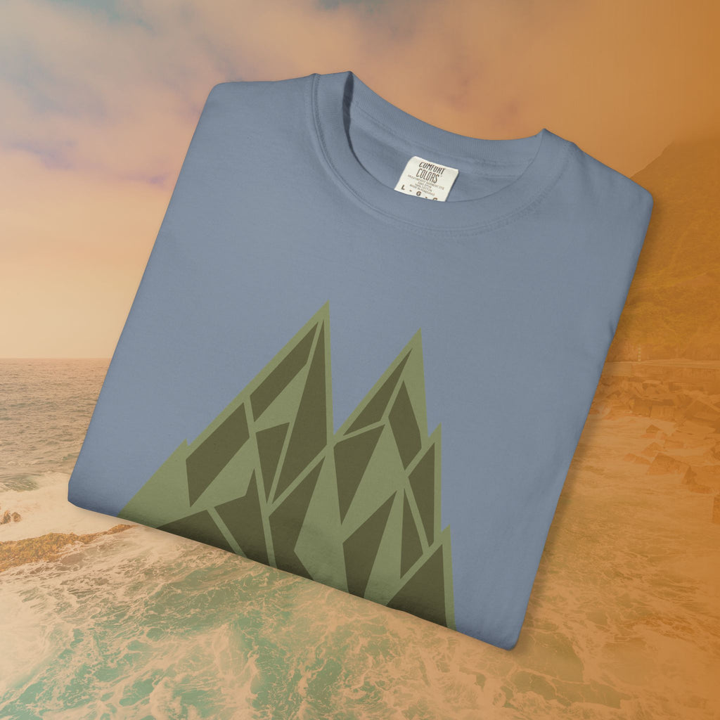 Get Lost Retro Geometric Mountain T-Shirt