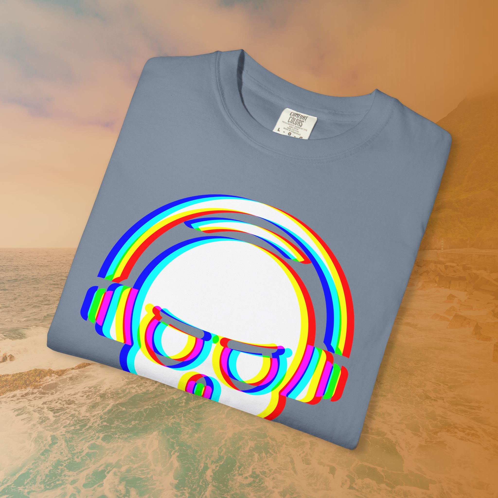 Rave DJ Skull T-Shirt
