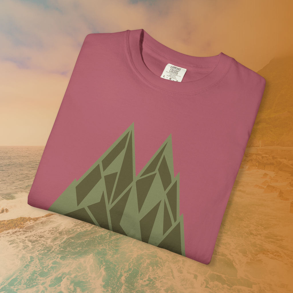 Get Lost Retro Geometric Mountain T-Shirt