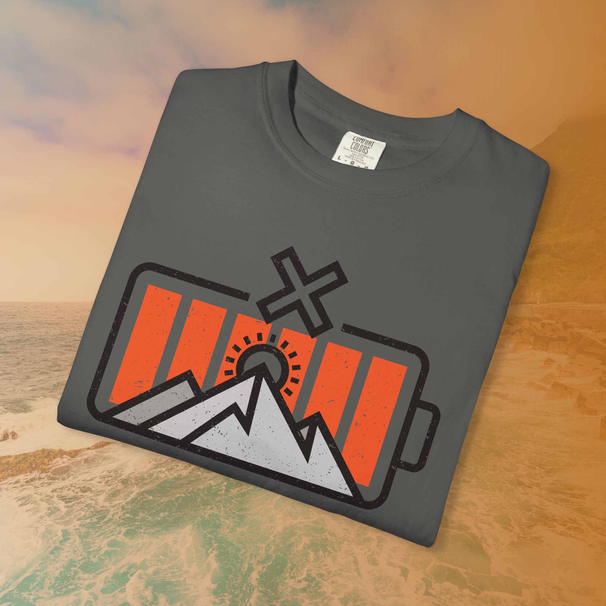 Off The Grid Retro Battery T-Shirt