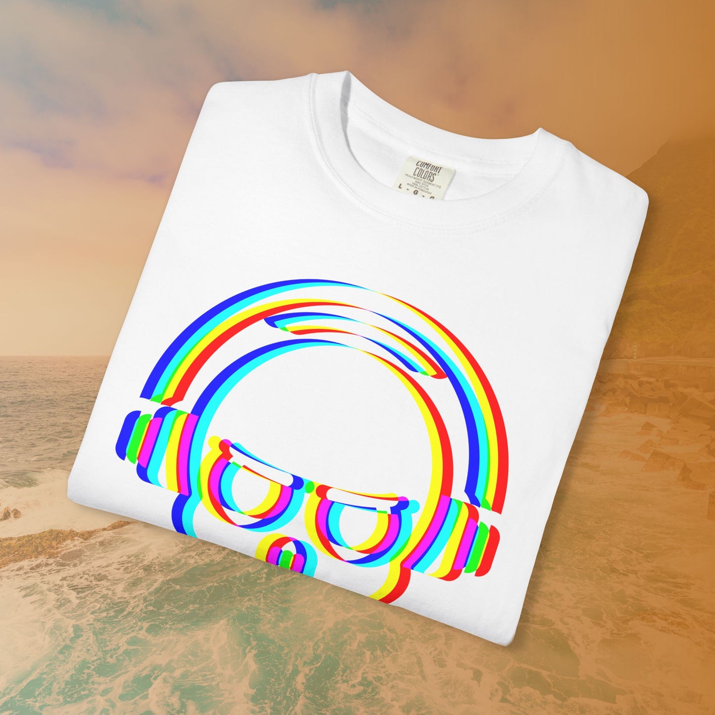 Rave DJ Skull T-Shirt | EDM Rave Cyberpunk Tee