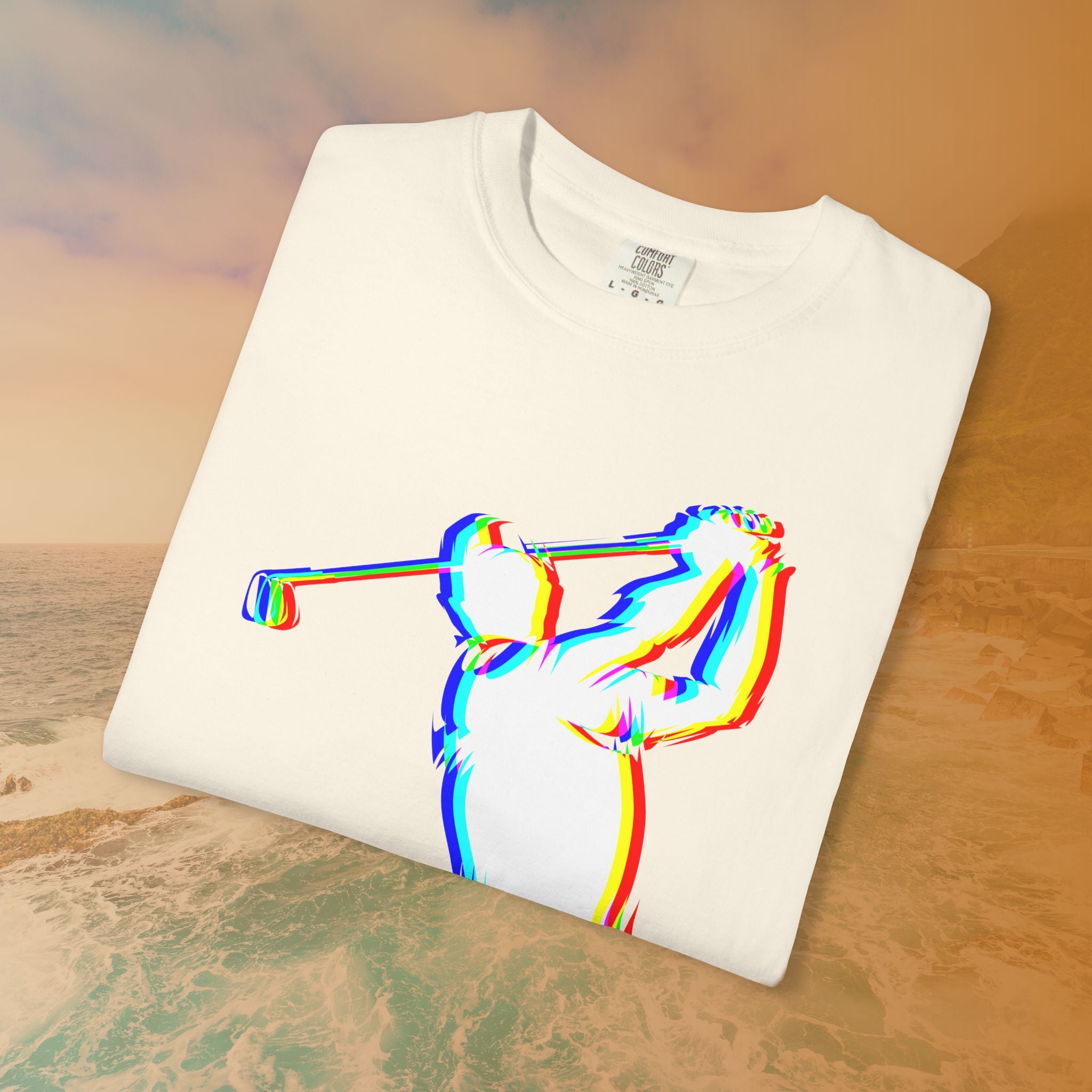 EDM Glitch Golf T-Shirt