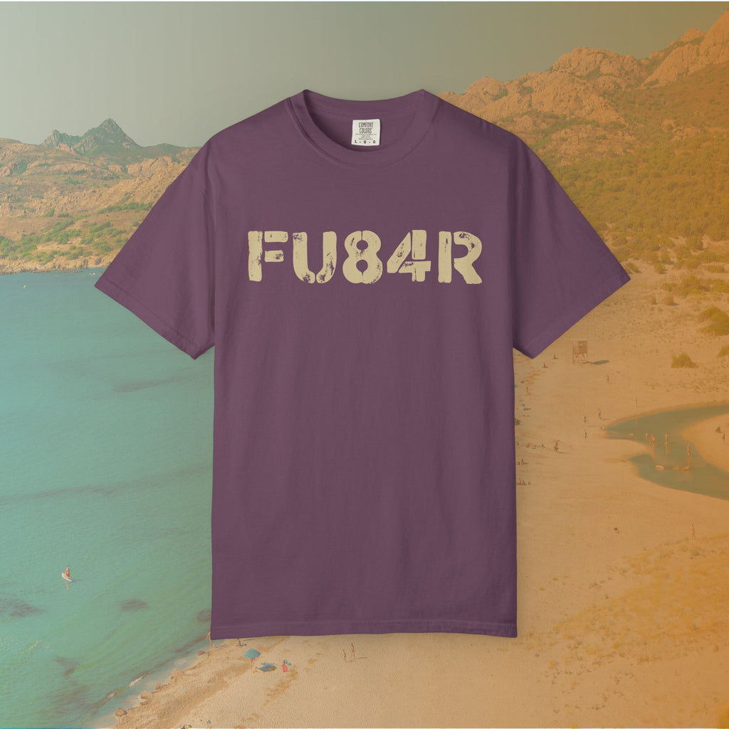 FUBAR (FU84R) T-Shirt | ADHD Humor Disorganized Life Slogan Tee | Military Slang Distressed Graphic