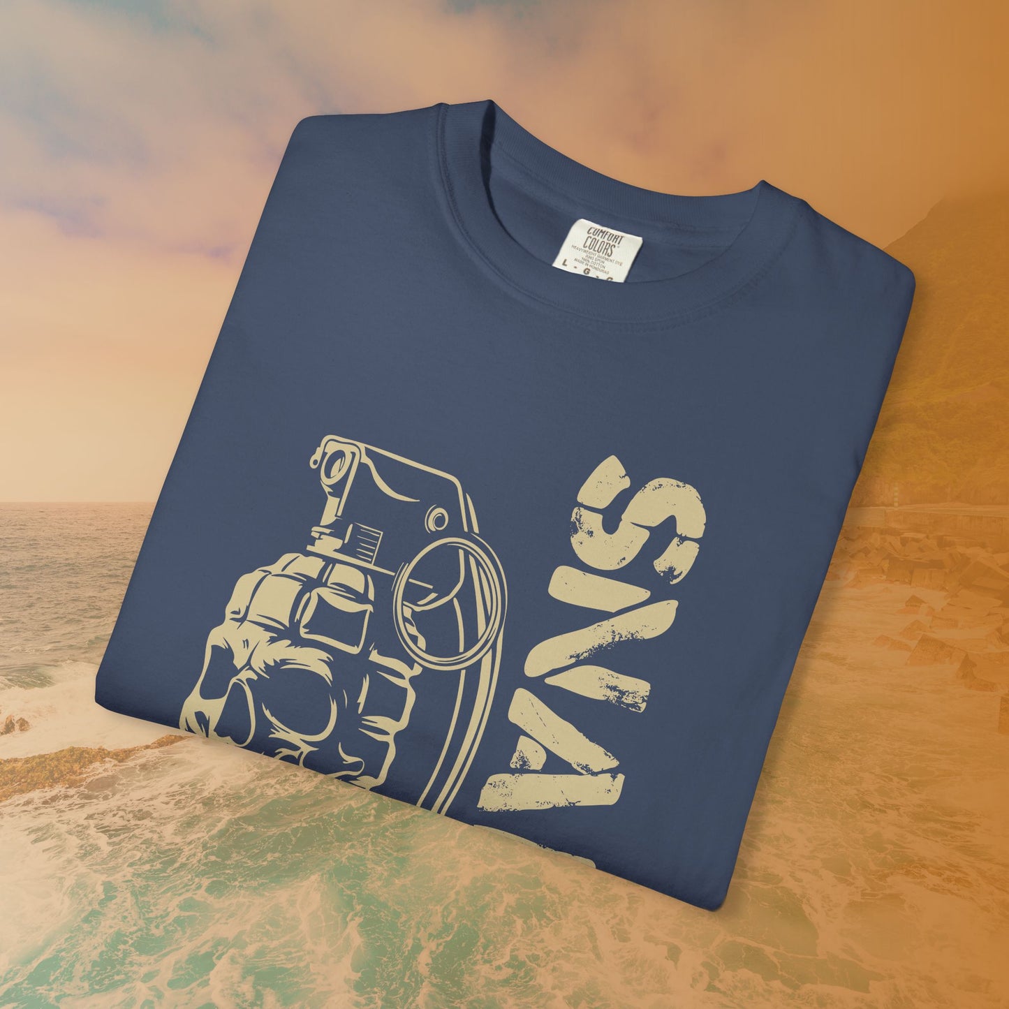 SNAFU Skull Grenade T-Shirt | Military Slang Veteran Gift | Grunge Dark Aesthetic Apparel