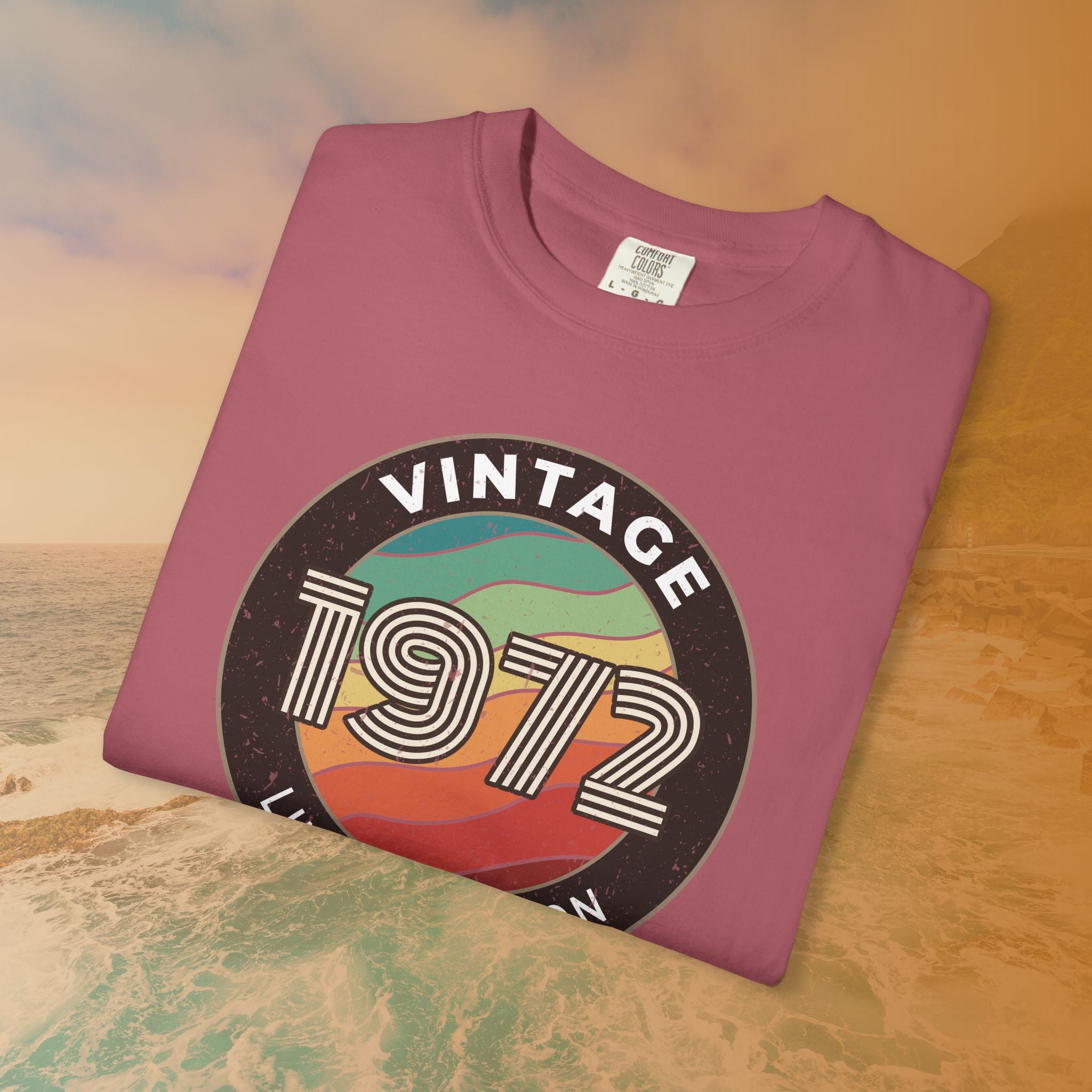 Vintage 1972 Limited Edition T-Shirt | Retro 1972 Birthday Gift for Men & Women