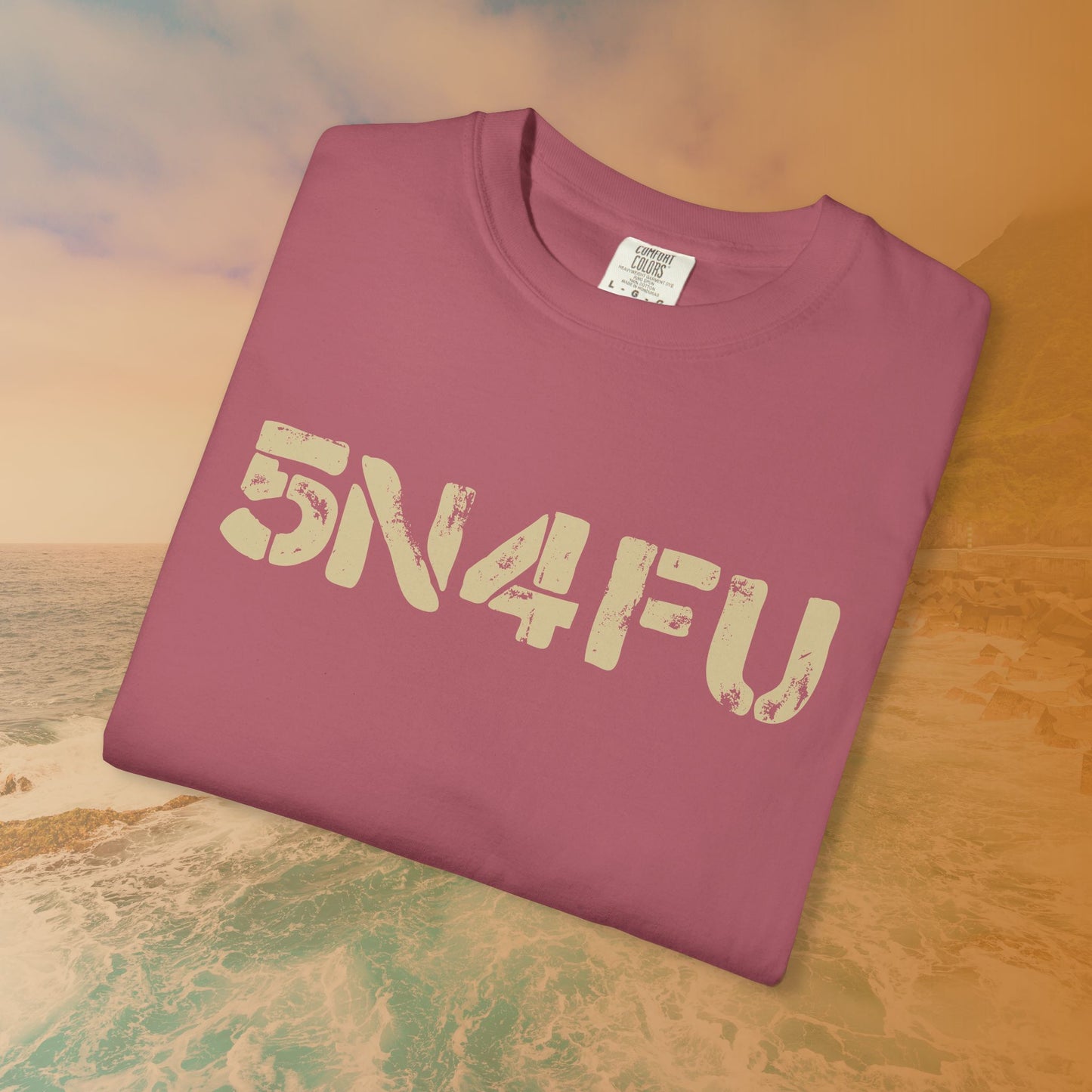 SNAFU (5N4FU) Code Word Shirt | Digital Military Acronym T-Shirt | Stencil Font Veteran Humor