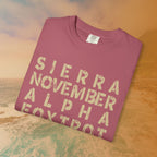SNAFU Phonetic NATO Alphabet T-Shirt