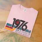 1976 Gen X Shirt | Raised on Hose Water and Neglect | Funny Retro Birth Year Tee