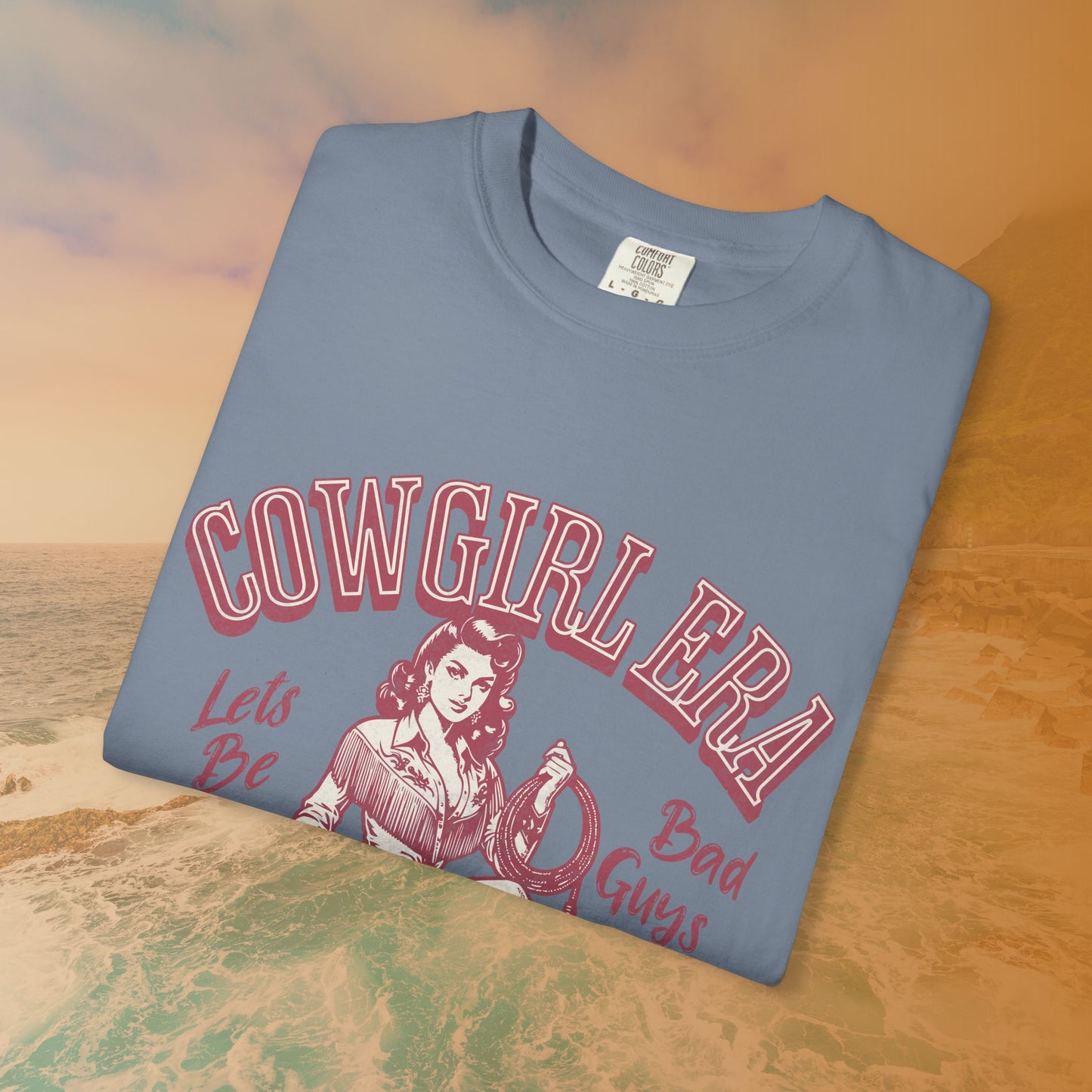 Cowgirl Era Pinup T-Shirt | Rockabilly Rodeo Cowgirl Gift