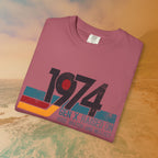 1974 Gen X Shirt | Raised on Hose Water and Neglect | Funny Retro Birth Year Tee