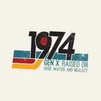 1974 Gen X Shirt | Raised on Hose Water and Neglect | Funny Retro Birth Year Tee