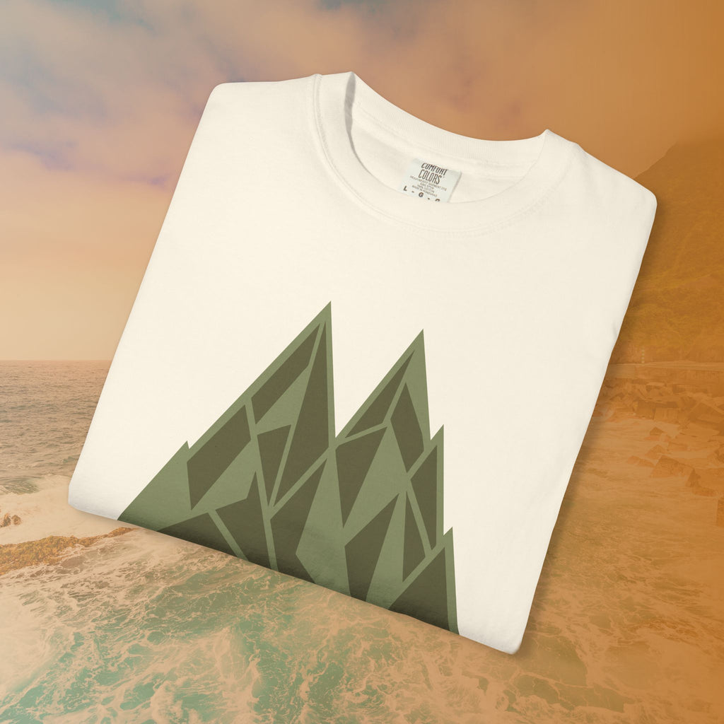Get Lost Retro Geometric Mountain T-Shirt