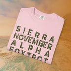 SNAFU Phonetic NATO Alphabet T-Shirt