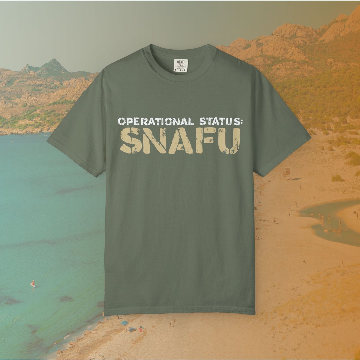Operational Status: SNAFU T-Shirt | Sarcastic Humor Shirt for Veterans