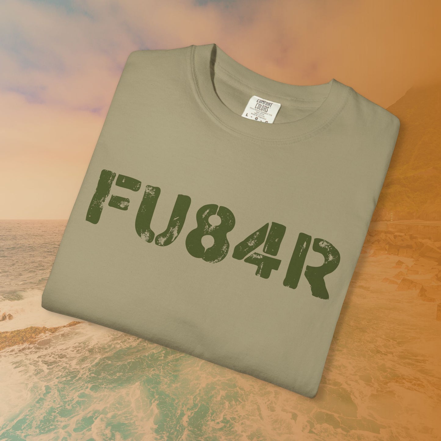FUBAR (FU84R) T-Shirt | ADHD Humor Disorganized Life Slogan Tee | Military Slang Distressed Graphic