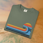 California Retro Wave Surf & Sun Graphic T-Shirt