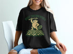 Black t-shirt with beaver graphic and text "Built This Dam Myself"