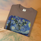 Dragon in Starry Night T-Shirt | Van Gogh Fantasy Art Graphic Tee | Aesthetic Fine Art Dragoncore Mythical Gift