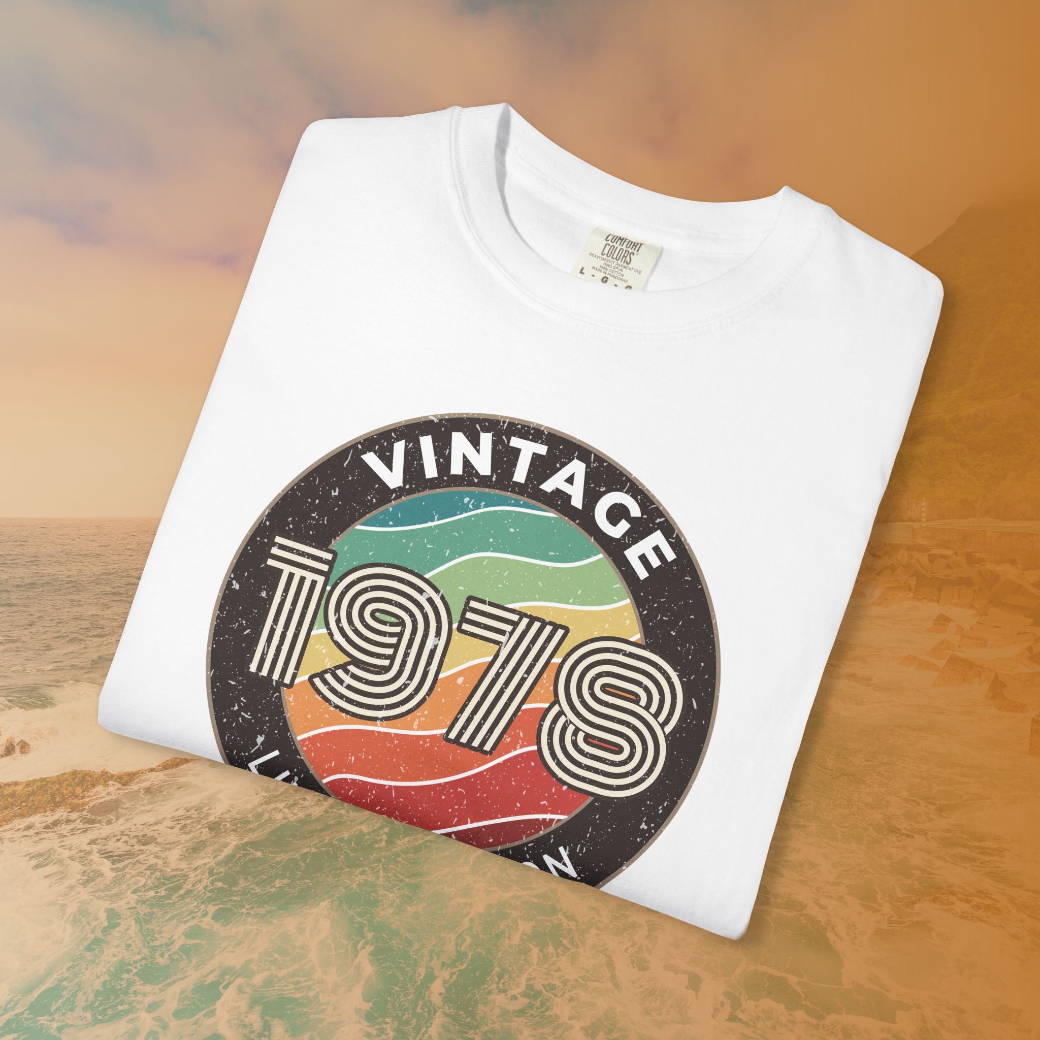 Vintage 1978 Limited Edition T-Shirt | Retro 1978 Birthday Gift for Men & Women
