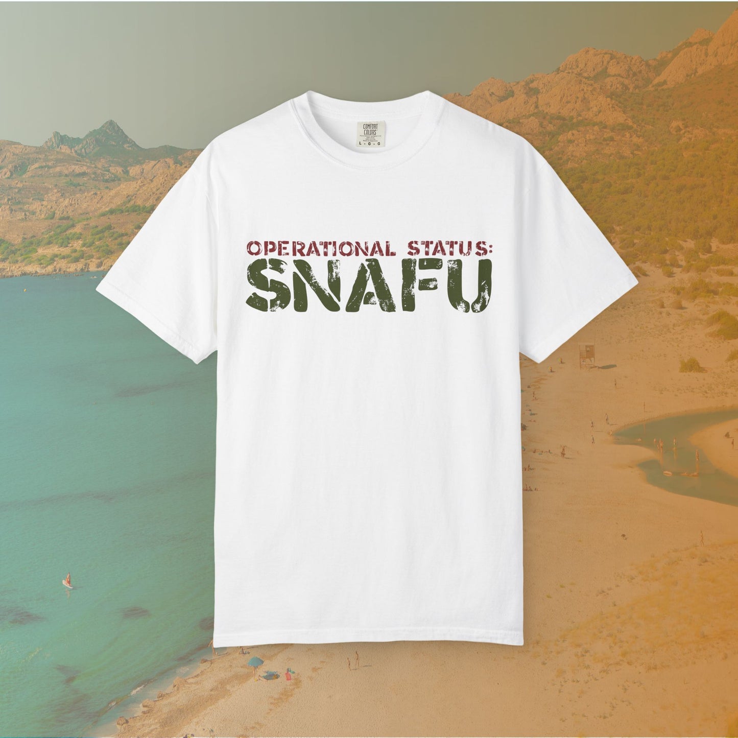 Operational Status: SNAFU T-Shirt | Sarcastic Humor Shirt for Veterans