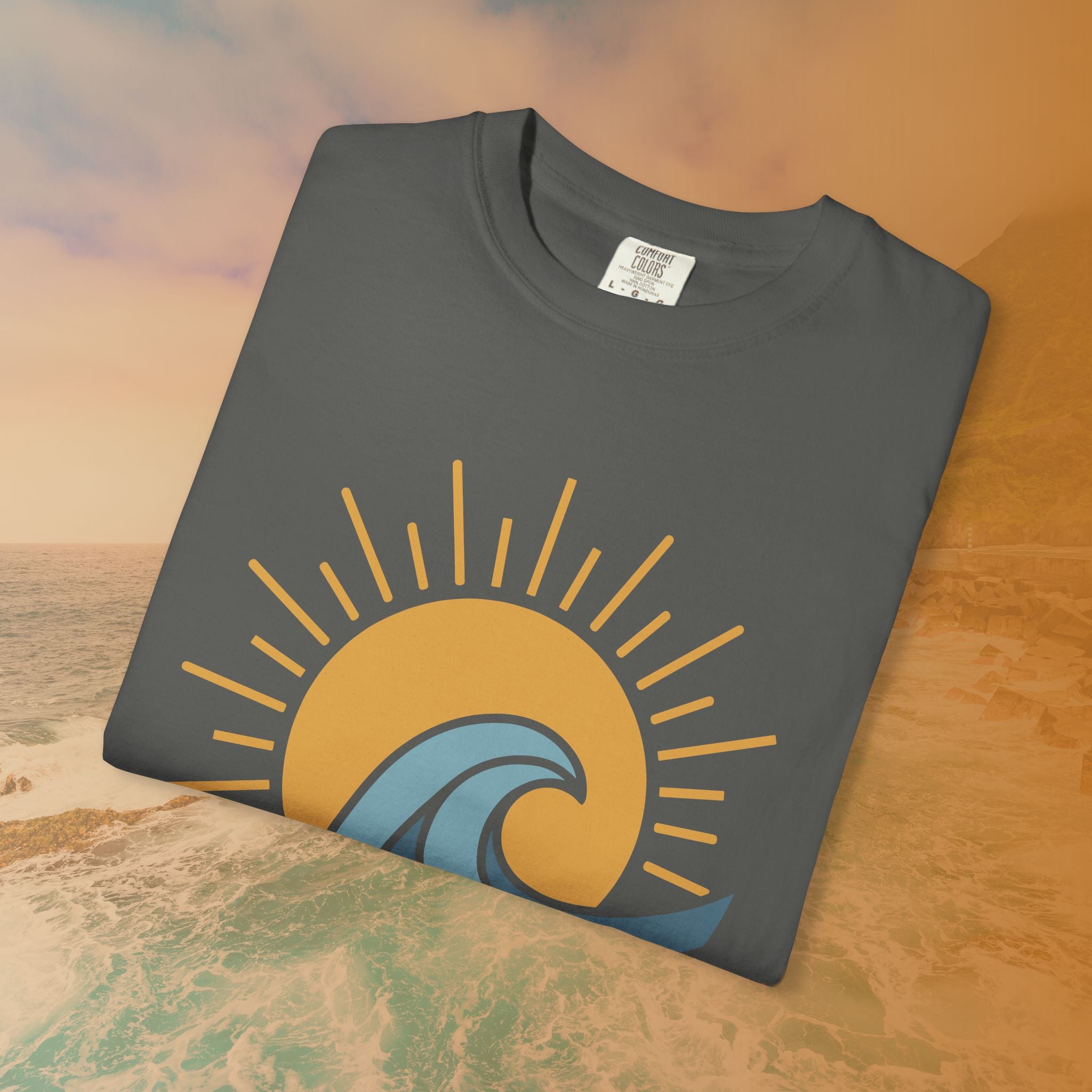 Sun Surf and Waves Graphic T-Shirt