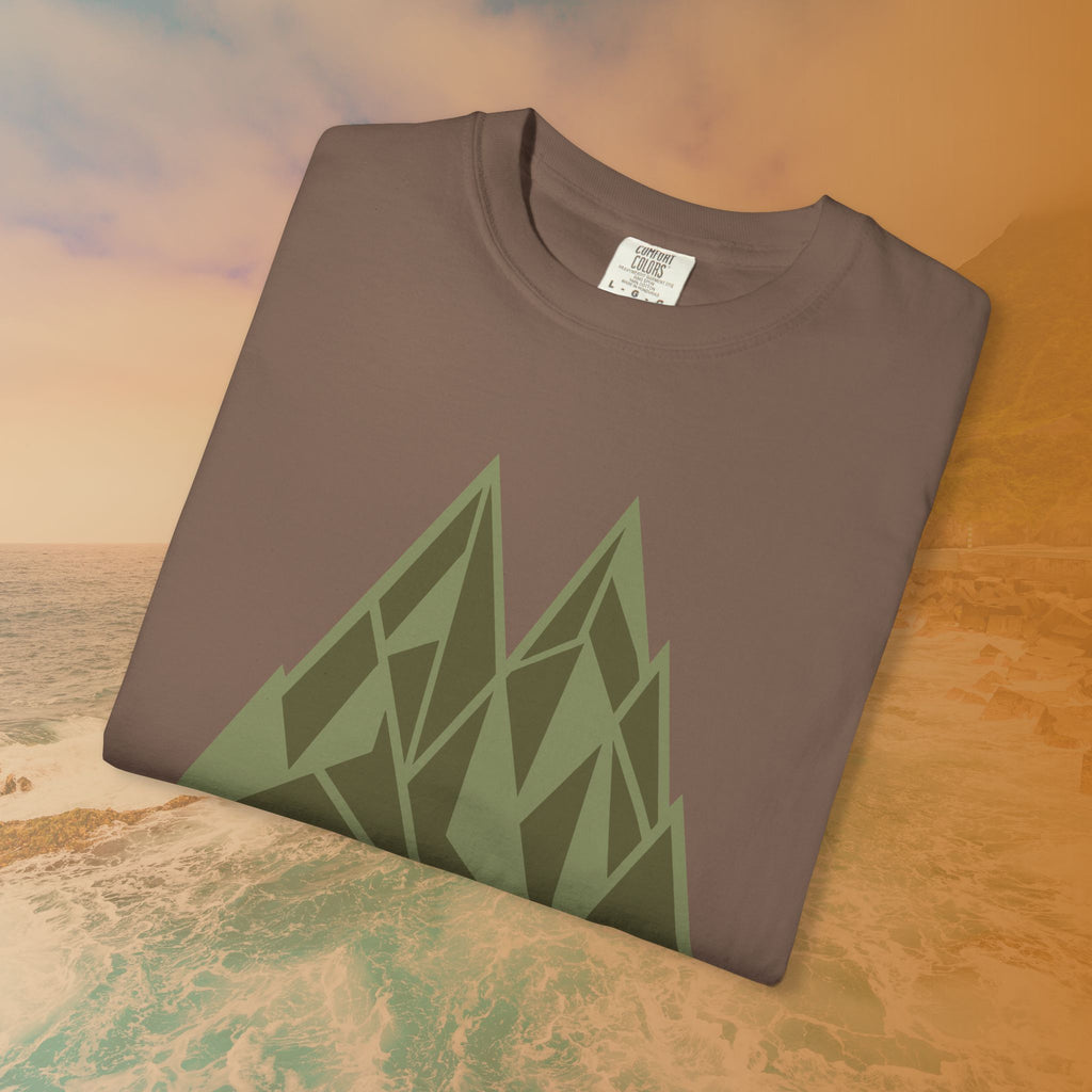 Get Lost Retro Geometric Mountain T-Shirt