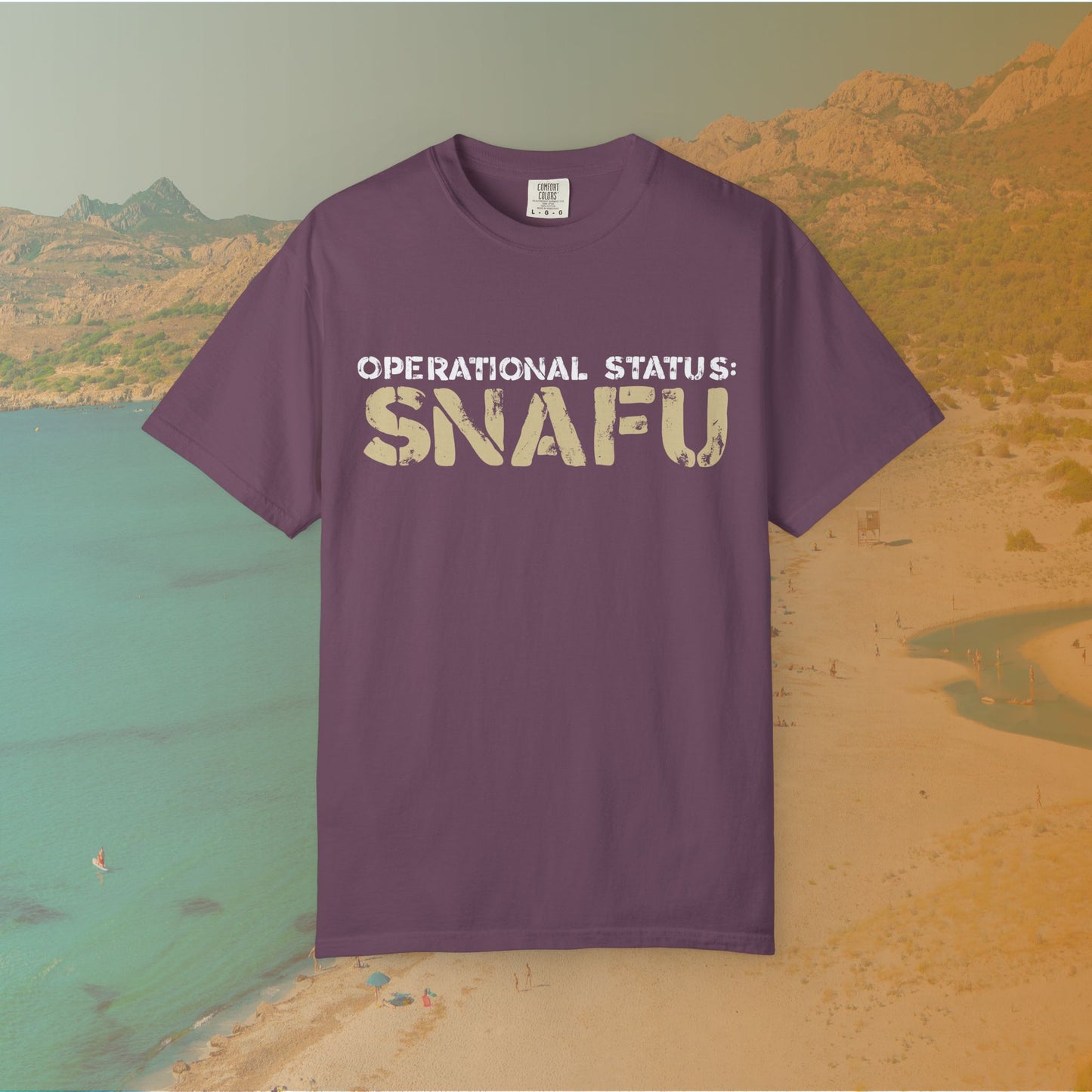 Operational Status: SNAFU T-Shirt | Sarcastic Humor Shirt for Veterans